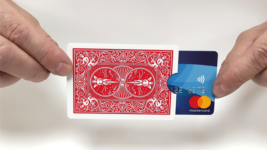 Credit Card Holder (Made from Red Bicycle cards) by Joker Magic - Trick alternate view - Wizard Magic Shop