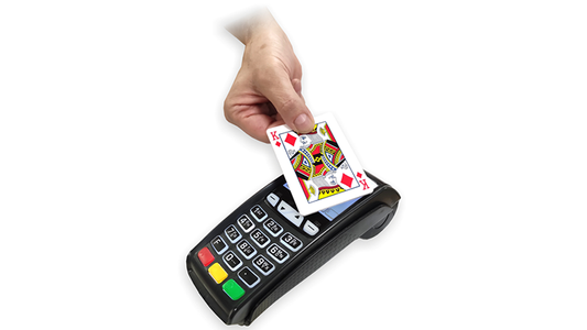 Credit Card Holder (Made from Blue Bicycle cards) by Joker Magic - Trick - Wizard Magic Shop