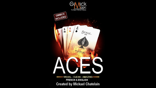ACES RED by Mickael Chatelain - Trick - Wizard Magic Shop