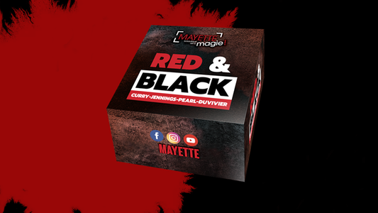Red and Black (Gimmicks and Online Instructions) by Curry-Jennings-Pearl-Duvivier - Trick - Wizard Magic Shop