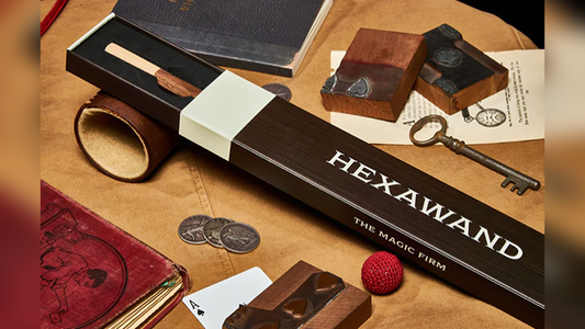 Hexawand Walnut (Brown) Wood by The Magic Firm - Trick - Wizard Magic Shop