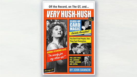 Very Hush-Hush by John Bannon - Book - Wizard Magic Shop