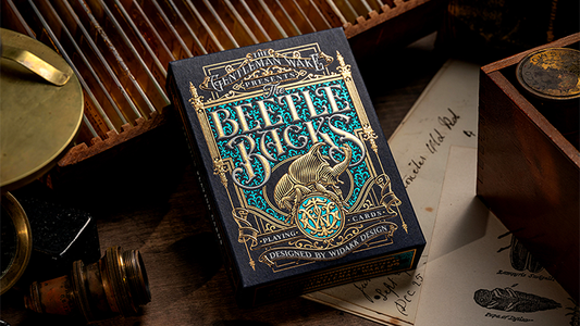 The Beetle Backs (Cobalt Edition) Playing Cards - Wizard Magic Shop