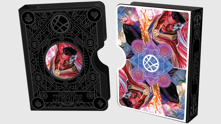 Cartes à jouer Marvel Doctor Strange (plus garde-cartes)