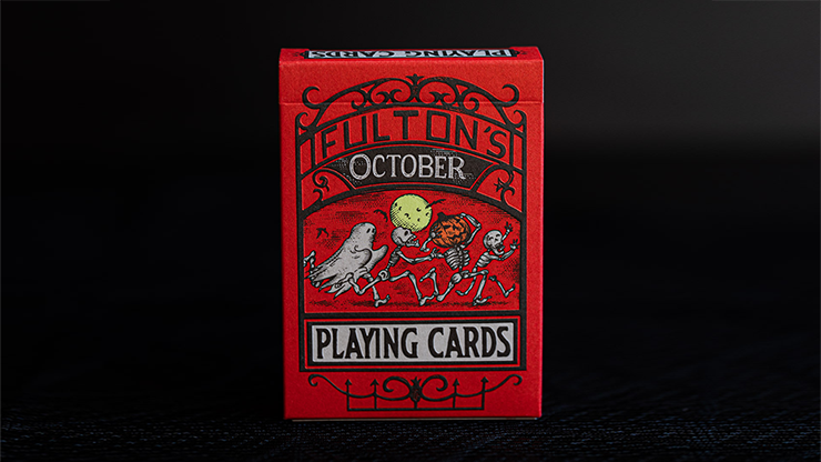 Cartes à jouer FULTON'S édition rouge d'octobre