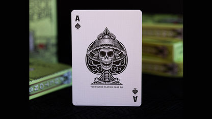 Cartes à jouer FULTON'S Day Of The Dead Green Edition