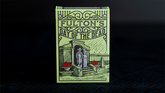 FULTON'S Day Of The Dead Green Edition Playing Cards - Wizard Magic Shop
