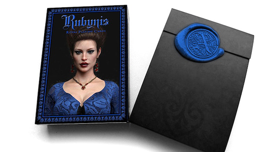 Rubynis Royal Playing Cards Blue Wax Seal (Limited Edition) - Wizard Magic Shop