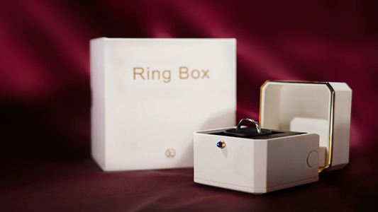 Magic Ring Box (White) by TCC - Trick - Wizard Magic Shop