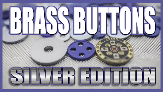 BRASS BUTTONS SILVER EDITION (Gimmicks and Online Instruction) by Matthew Wright - Trick - Wizard Magic Shop