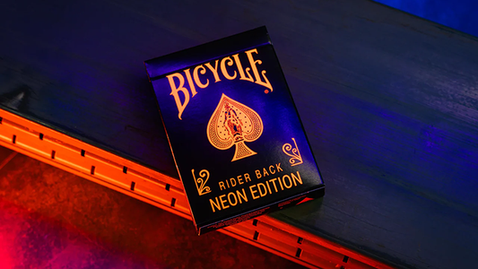Bicycle Neon Solar-Orange Rider Back Playing Cards - Wizard Magic Shop