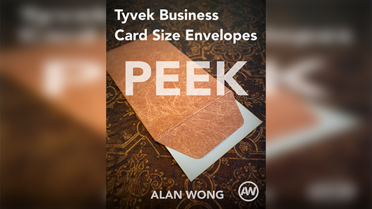 Tyvek Business Card Size Peek Envelopes (10 pk.) by Alan Wong - Wizard Magic Shop
