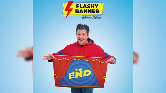 FLASHY BANNER (THE END) by George Iglesias & Twister Magic - Trick - Wizard Magic Shop