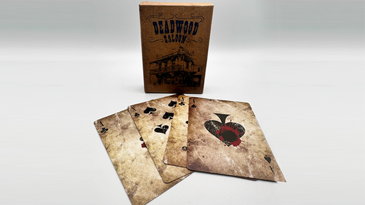 Deadwood Marked (Blue) Playing Cards by Matthew Wright and Mark Bennett alternate view - Wizard Magic Shop