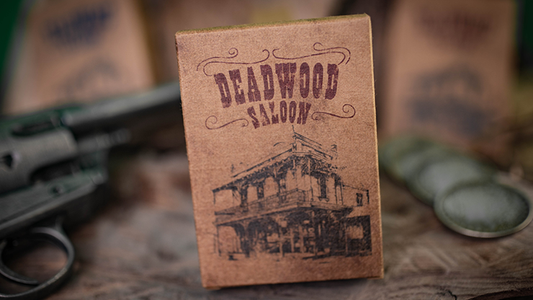 Cartes à jouer Deadwood Marked (Rouge) par Matthew Wright et Mark Bennett 