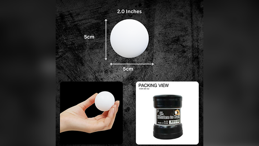Return Ball (White, 2") by JL Magic - Wizard Magic Shop