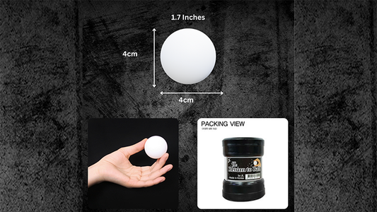 Return Ball (White, 1.7") by JL Magic - Wizard Magic Shop