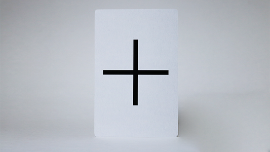 Bicycle Jumbo Gaff Card Double Face (Cross/Wavy Lines) - Wizard Magic Shop