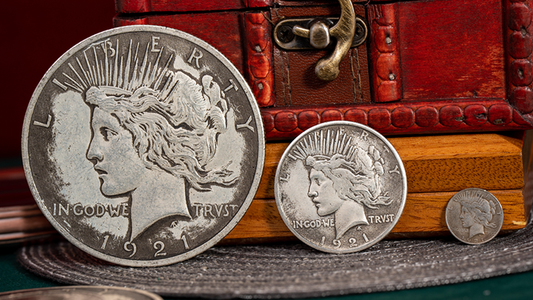 Jumbo Peace Dollar by N2G - Wizard Magic Shop