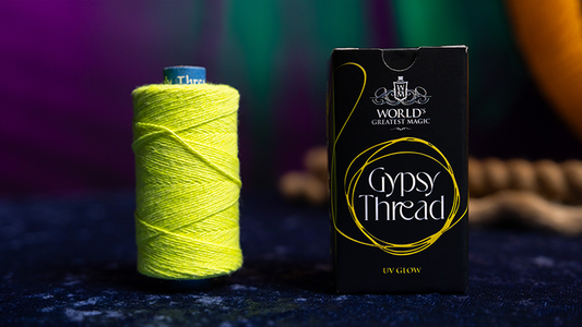 WGM UV GLOW GYPSY THREAD YELLOW REFILL SPOOL by Murphy's Magic - Trick - Wizard Magic Shop