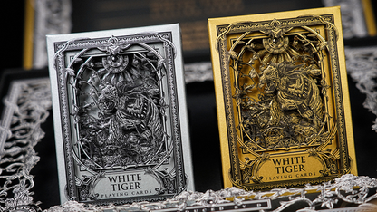 White Tiger Black Gold Box Set by Ark Playing Cards