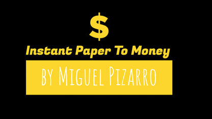 Papier instantané en argent (Dollar) par Miguel Pizarro 