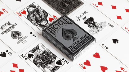 Cartes à jouer sur le terrain tactique de vélo (noir) par US Playing Card Co