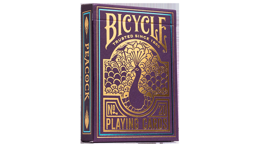 Cartes à jouer vélo paon violet par US Playing Card Co