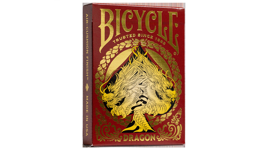 Bicycle Dragon Red Playing Cards by US Playing Card Co - Wizard Magic Shop
