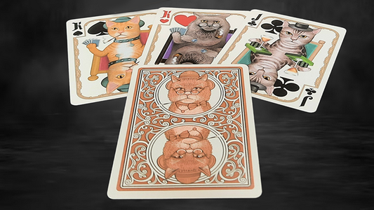 Bicycle Poker Cats V2 Playing Cards alternate view - Wizard Magic Shop