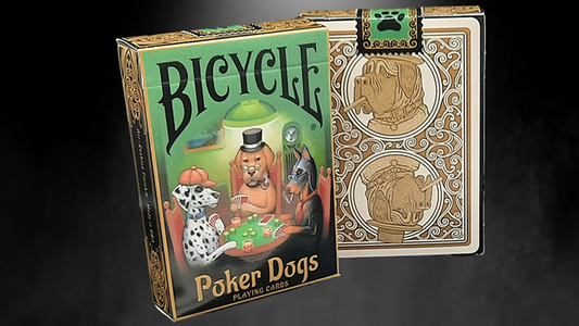 Bicycle Poker Dogs V2 Playing Cards - Wizard Magic Shop