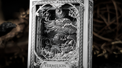 Juego de caja Vermilion Bird Black Gold de Ark Playing Cards