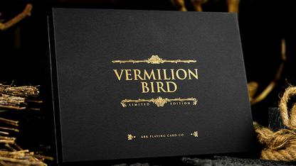 Juego de caja Vermilion Bird Black Gold de Ark Playing Cards