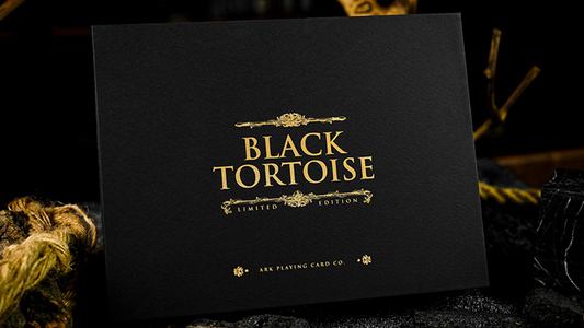 Coffret Tortue Noire Or Noir par Ark Playing Cards