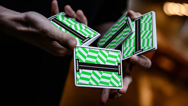 Tempo Green Playing Cards