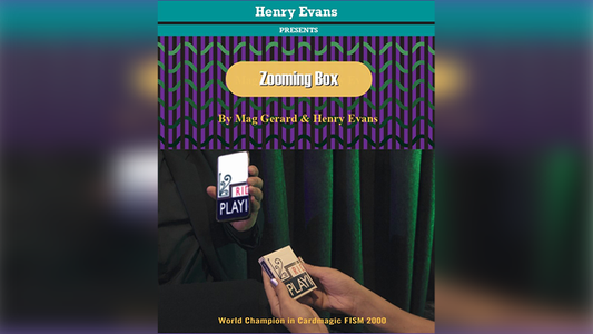 Zooming Box (Blue) by Mag Gerard and Henry Evans - Wizard Magic Shop