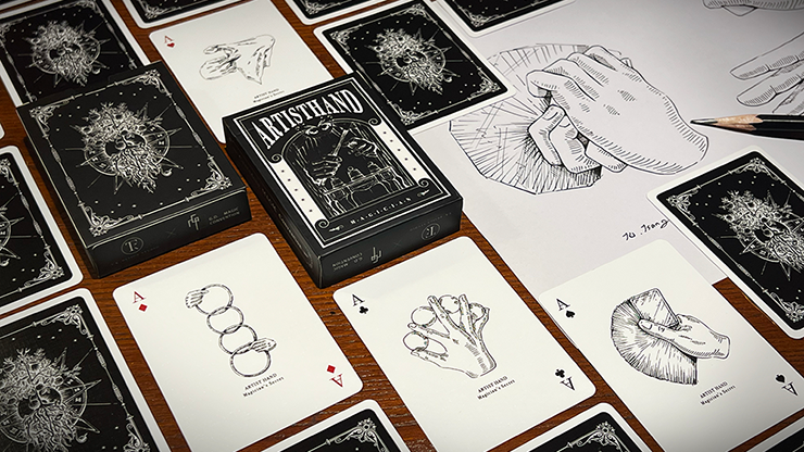 Artist Hand Playing Cards