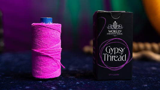 WGM UV GLOW GYPSY THREAD PINK REFILL SPOOL by Murphy's Magic - Trick - Wizard Magic Shop