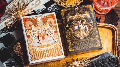 Silence V3 (White) Playing Cards by KING STAR