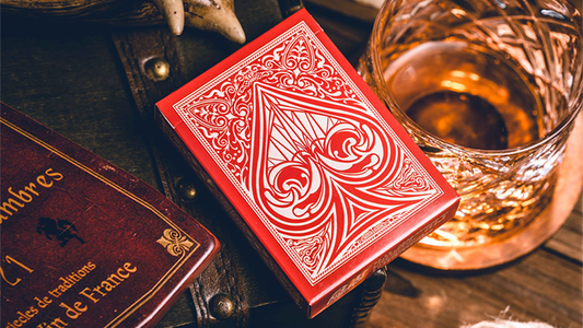 Sanctuary (Red) Playing Cards - Wizard Magic Shop