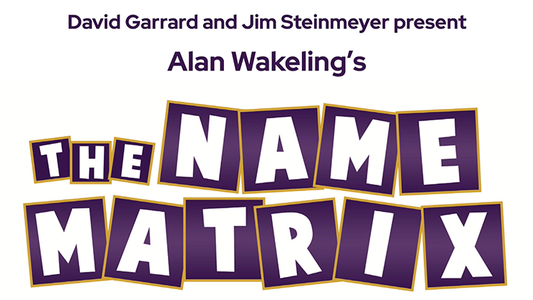 David Garrard and Jim Steinmeyer Present: Alan Wakeling's Name Matrix - Wizard Magic Shop