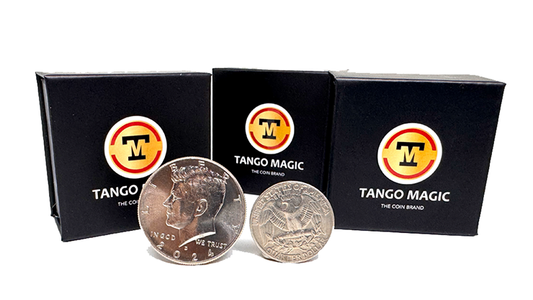 Super Scotch and Soda (US Quarter and Half Dollar) by Tango Magic (D0198) - Wizard Magic Shop