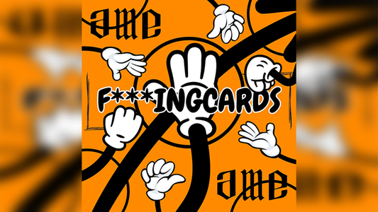 F***ing Cards (Orange Blackout Edition) by Ame Molin alternate view - Wizard Magic Shop