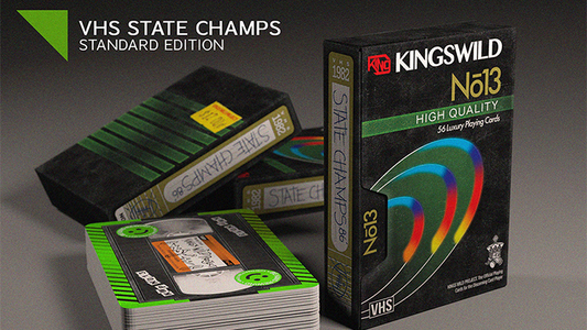 1982 VHS-State Champs Playing Cards by Kings Wild Project - Wizard Magic Shop