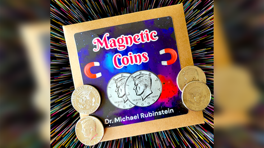 Magnetic Coins by Dr. Michael Rubinstein - Wizard Magic Shop