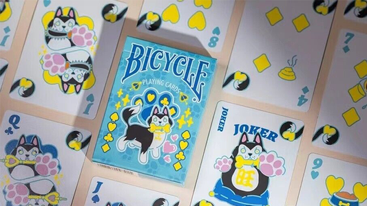 Naipes Bicycle Dog (azul) de US Playing Card Co.