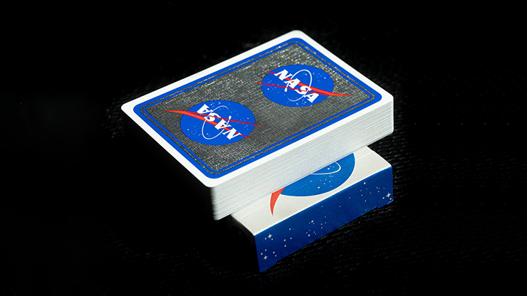 Jeu De Cartes Logo de boulettes de viande en aluminium de la NASA