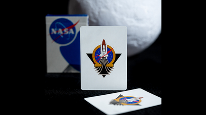 Jeu De Cartes Logo de boulettes de viande en aluminium de la NASA