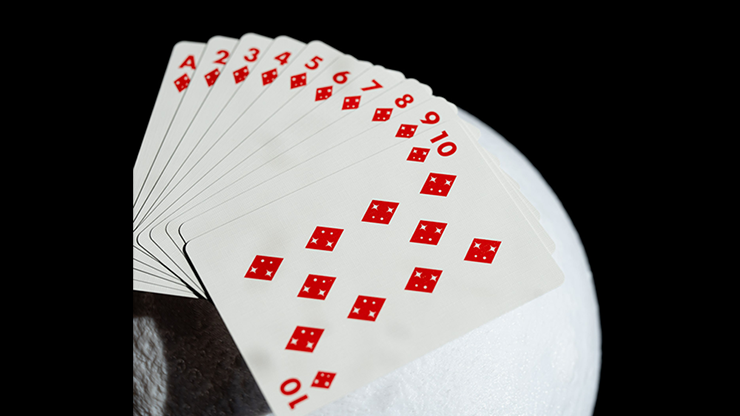 Jeu De Cartes Logo de boulettes de viande en aluminium de la NASA