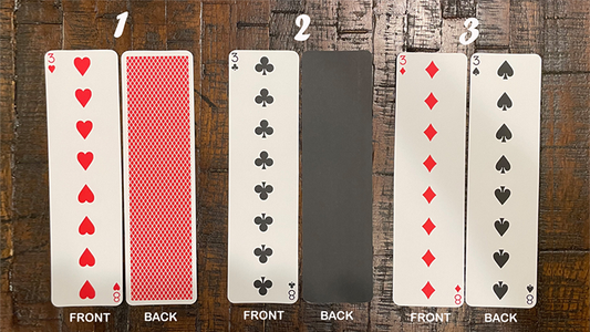 Long Card (Black) by Diamond Jim Tyler alternate view - Wizard Magic Shop